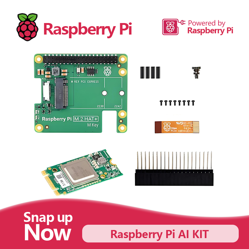 Raspberry Pi Ai Kit Hailo-8L - Raspberry Pi AI Kit, Oficial M.2