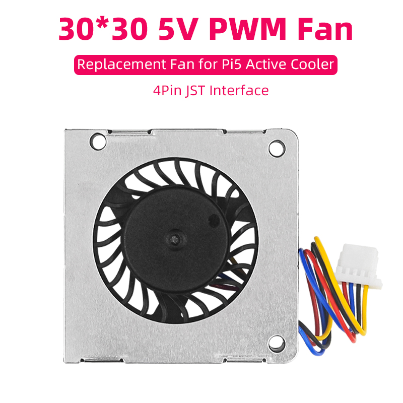 Raspberry Pi Water Cooling Kit - Ventilador raspberry pi 5 pwm, 30*30