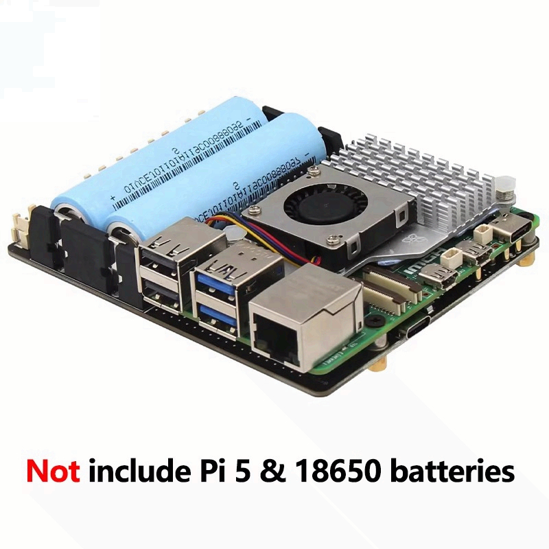 Raspberry Pi Uninterrupted Power Supply Ups 18650 - Placa UPS Raspberry Pi 5 18650,