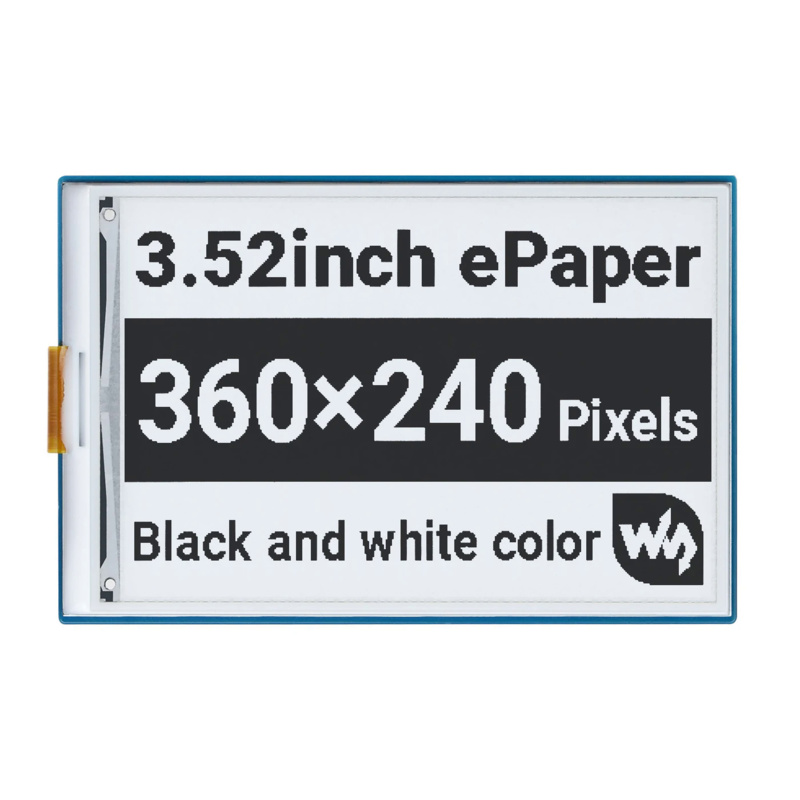 Raspberry Pi 4 8Gb Ram Kit - 3.5 Polegada e-ink e-papel tela chapéu