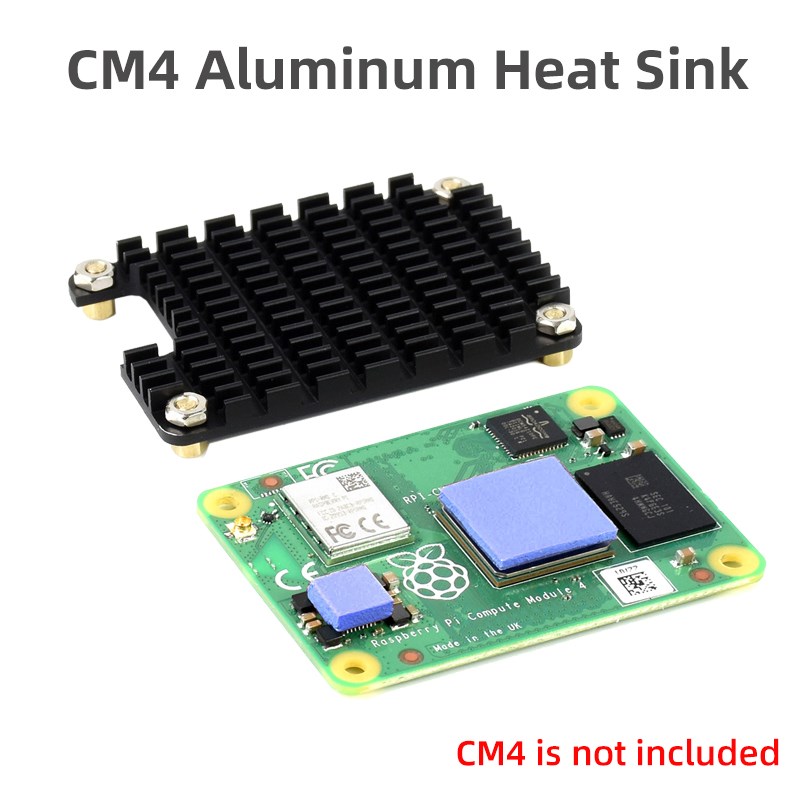 Raspberry Pi Water Cooling Kit - Raspberry Pi CM4 Heatink com Dissipação