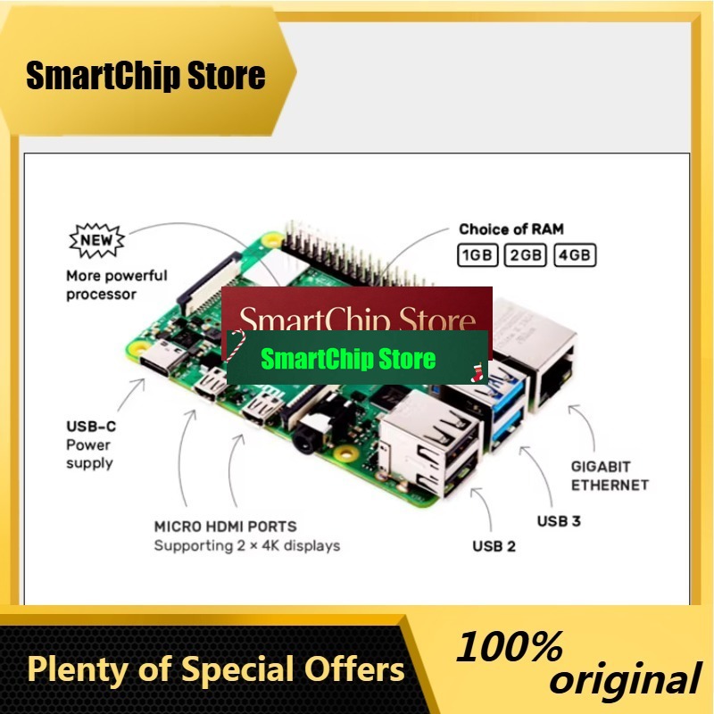 Raspberry Pi 4 8Gb Ram Kit - SmCp Raspberry Pi 4 Modelo B