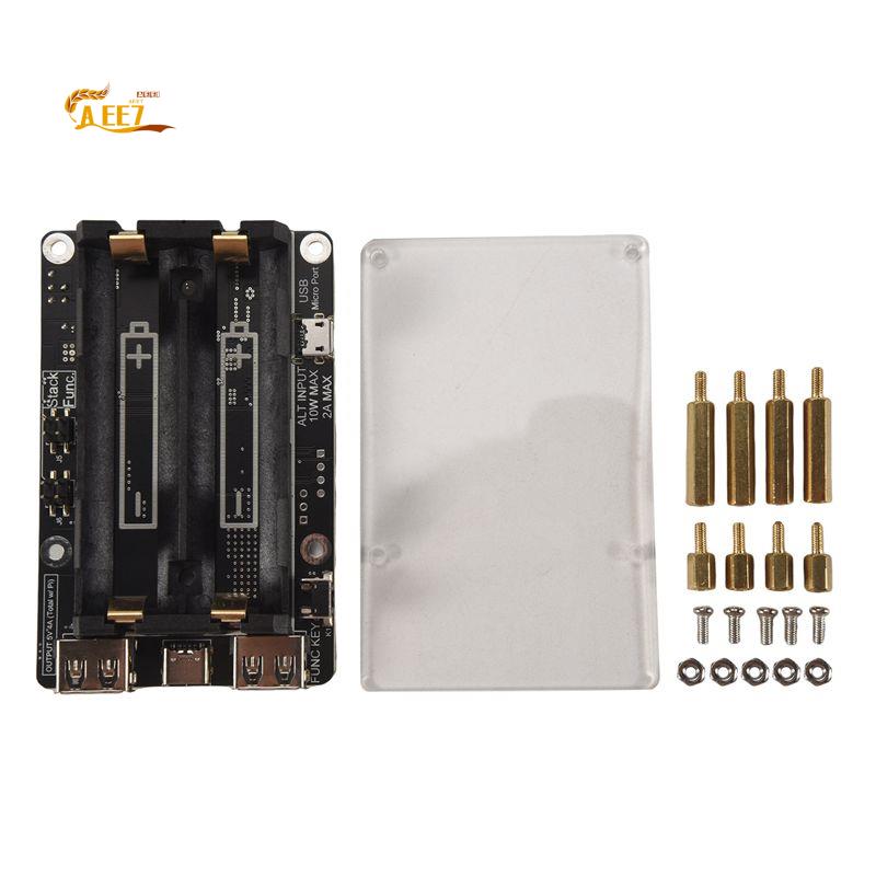 Raspberry Pi Uninterrupted Power Supply Ups 18650 - AEE7 - Fonte de Alimentação UPS