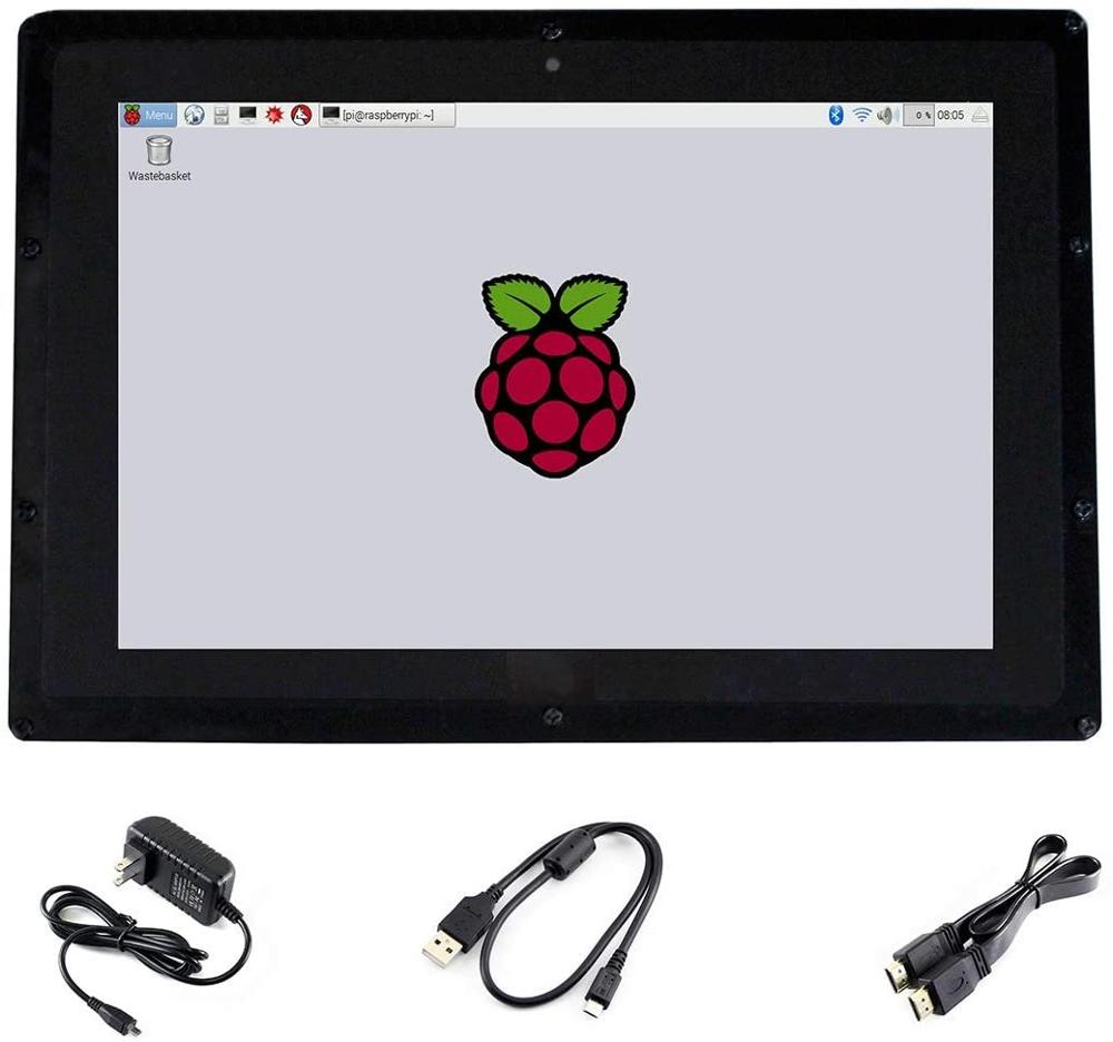 Raspberry Pi 10.1 Inch Capacitive Touch Screen Ips - Tela de toque capacitiva de 10,1