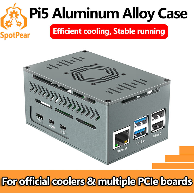 Argon One V3 M.2 Nvme Case - Raspberry pi 5 caixa de metal