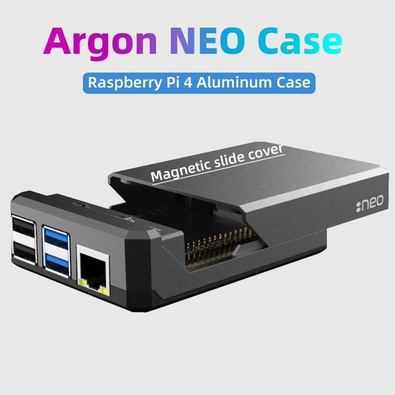 Argon One V3 M.2 Nvme Case - Argônio neo raspberry pi 4 caso