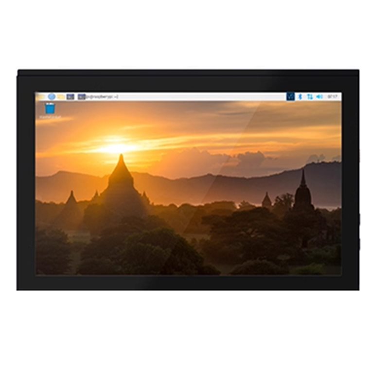 Raspberry Pi 10.1 Inch Capacitive Touch Screen Ips - AU61-Para monitor LCD Raspberry Pi com