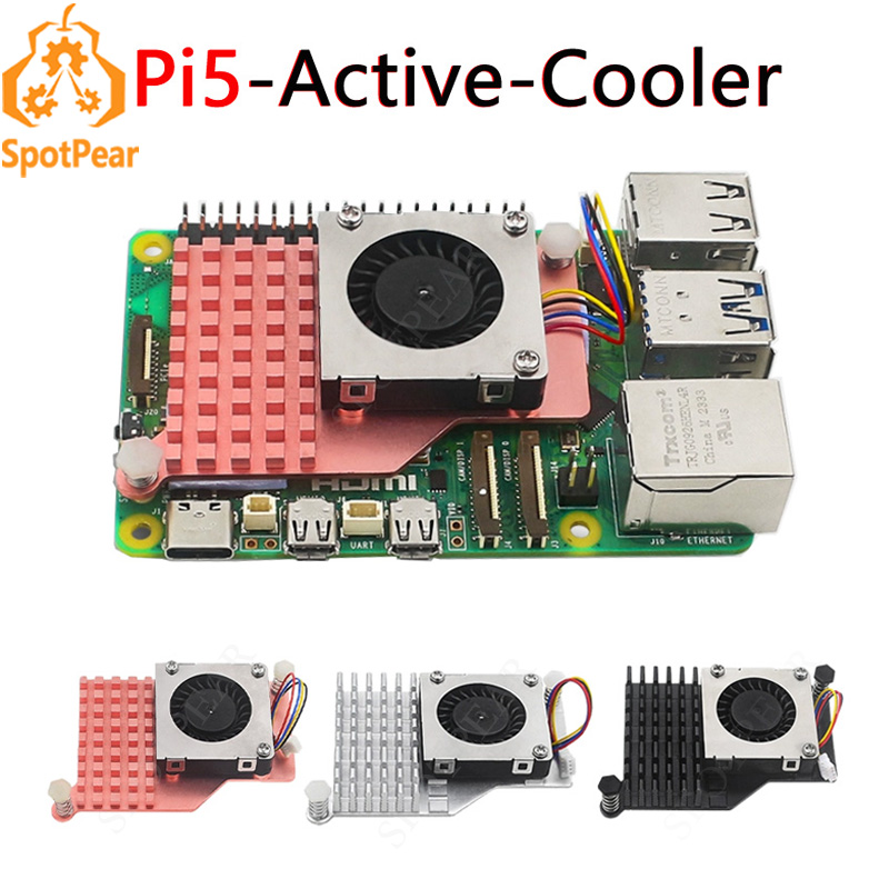 Raspberry Pi Water Cooling Kit - Raspberry pi 5 pi5 ventilador refrigerador