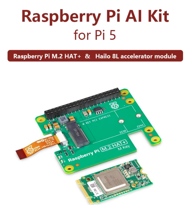 Raspberry Pi Ai Kit Hailo-8L - Kit Oficial Raspberry Pi 5 AI