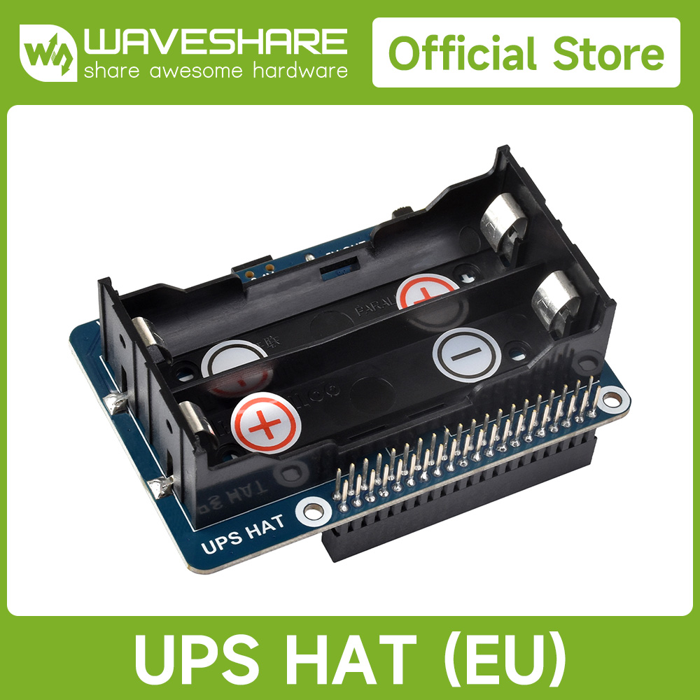 Raspberry Pi Uninterrupted Power Supply Ups 18650 - Waveshare fonte de alimentação ininterrupta UPS