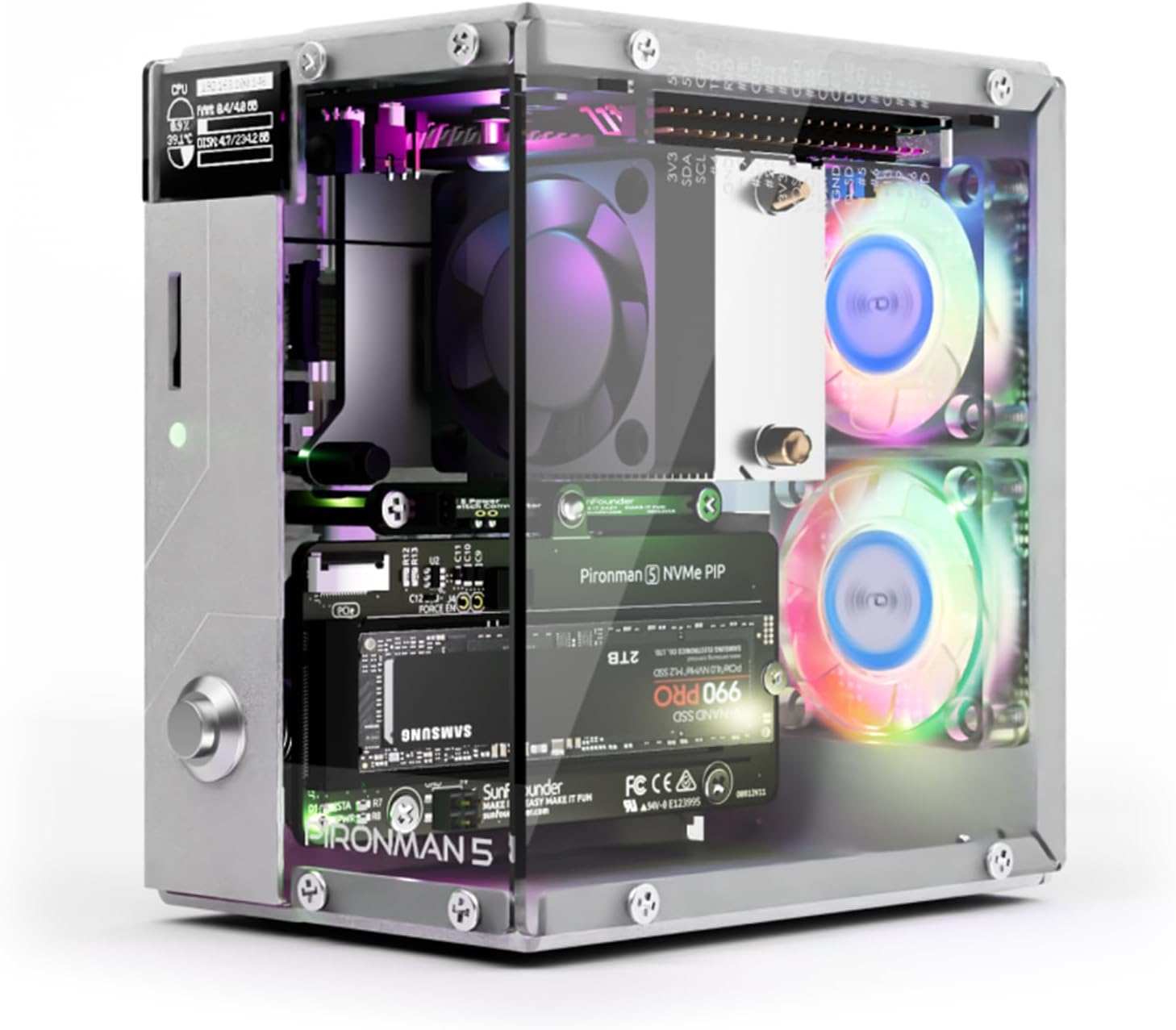 Pironman 5 NVMe M.2 SSD PCIe 2 - Raspberry Pi Ai Kit Hailo-8L avaliação e preço