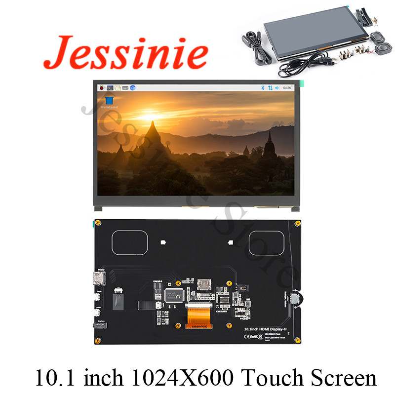 Módulo de exibição lcd compatí - Raspberry Pi 10.1 Inch Capacitive Touch Screen Ips avaliação e preço