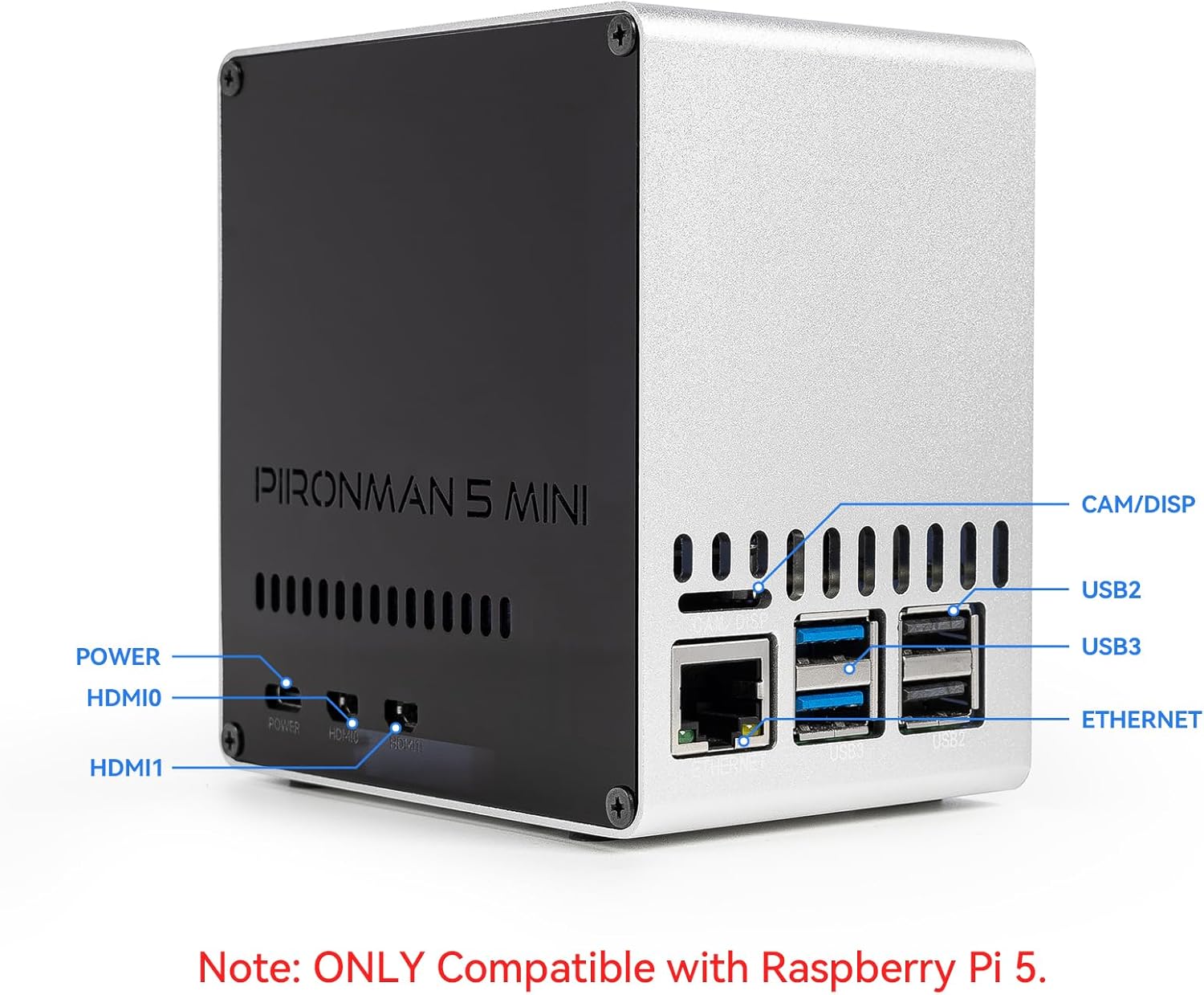 Pironman 5-Mini NVMe M.2 SSD P - Raspberry Pi Ai Kit Hailo-8L avaliação e preço