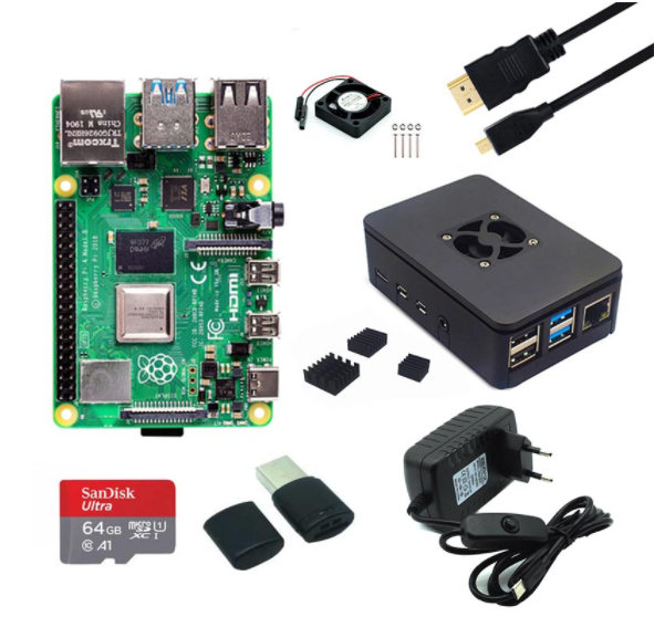 Kit de Placa de Desenvolviment - Raspberry Pi 4 8Gb Ram Kit avaliação e preço
