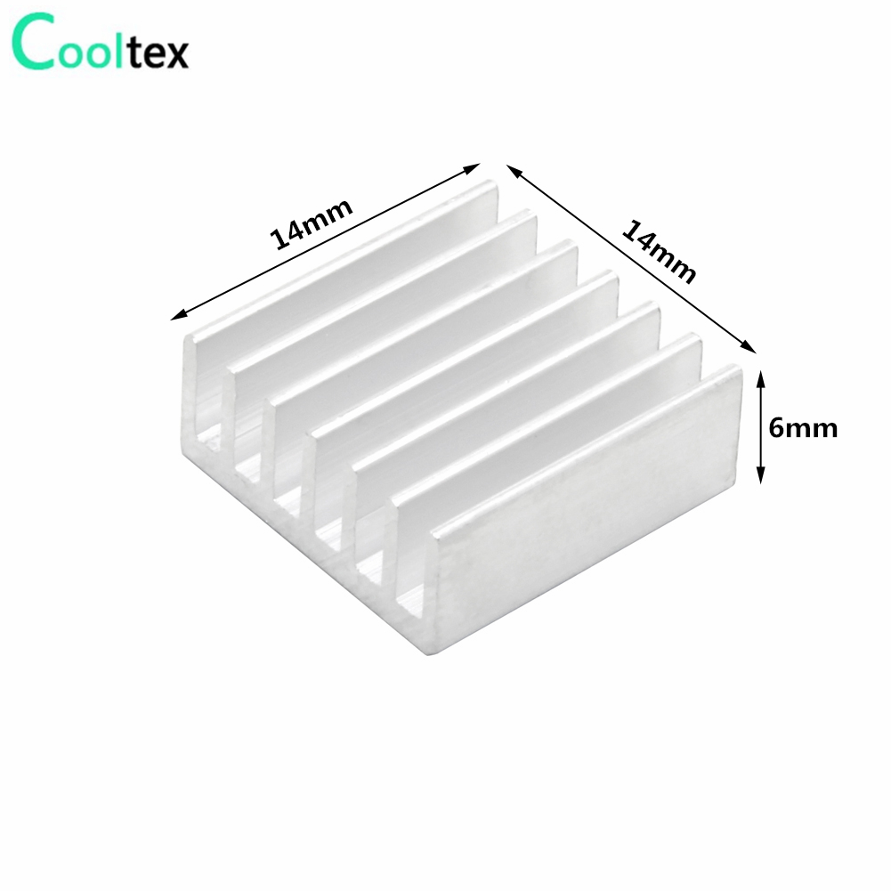 50 peças 14x14x6mm dissipador  - Raspberry Pi Water Cooling Kit avaliação e preço