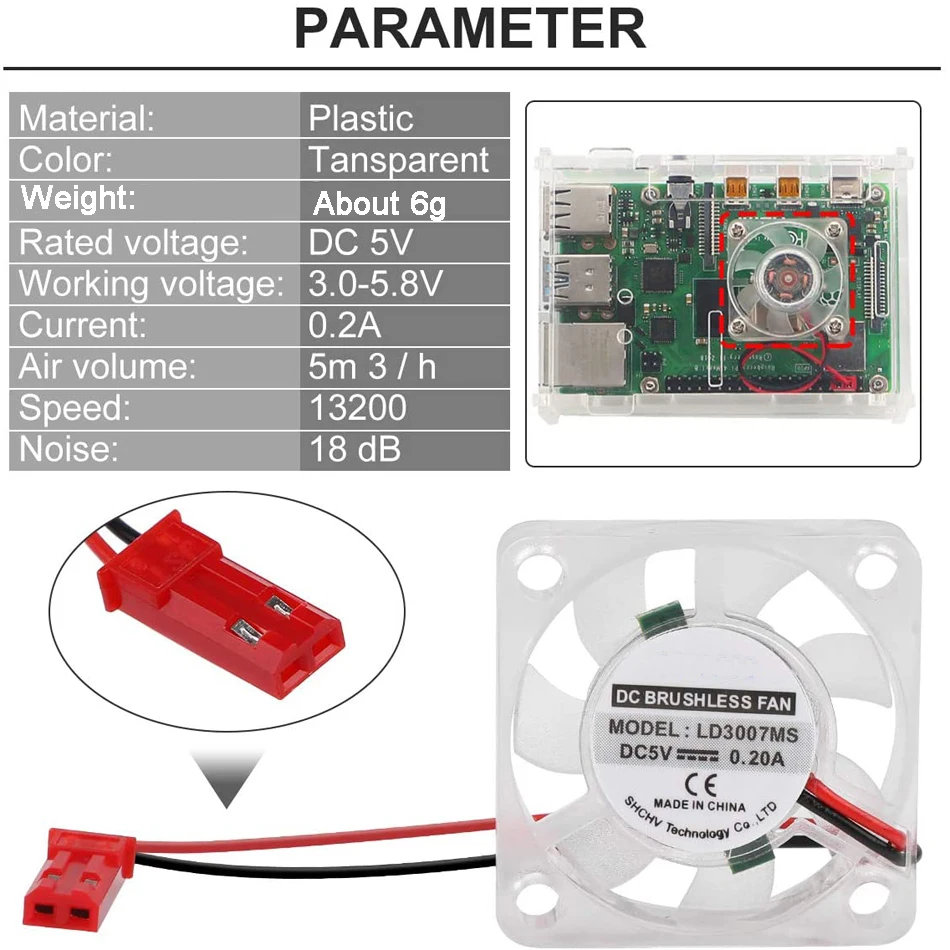 Ventilador transparente para R - Raspberry Pi Water Cooling Kit avaliação e preço