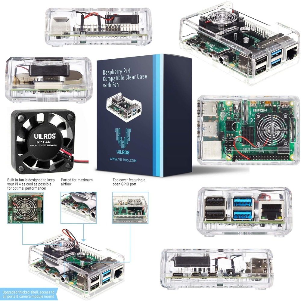 Kit Inicial com Caixa ABS Refr - Raspberry Pi 4 8Gb Ram Kit avaliação e preço