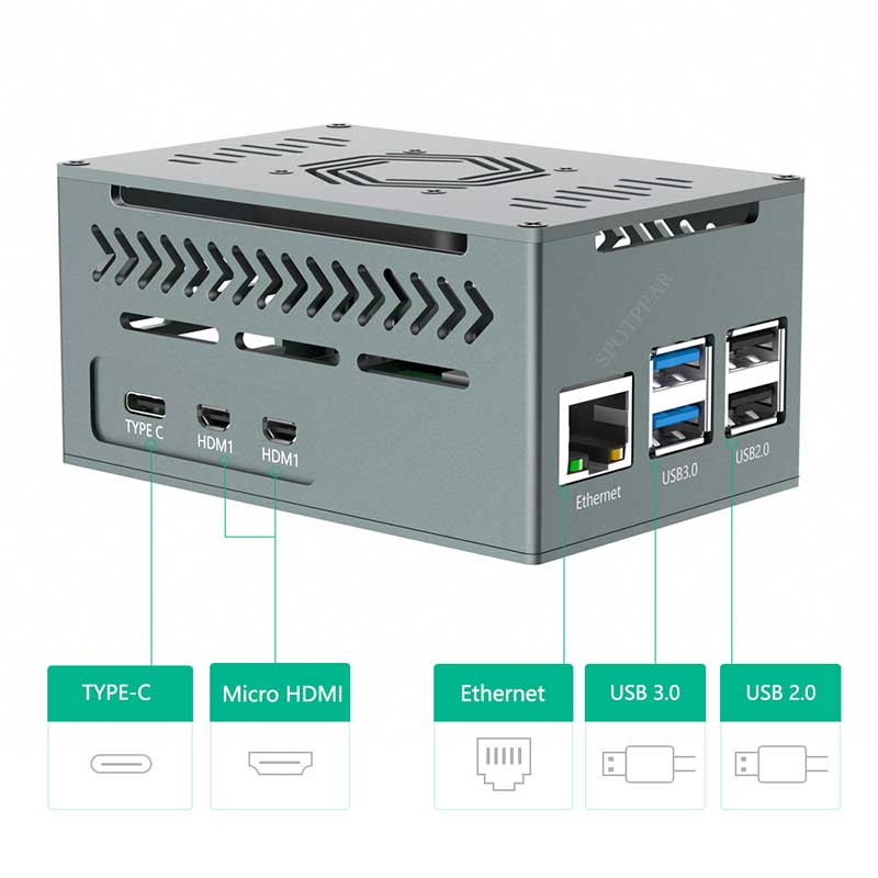 Raspberry pi 5 caixa de metal  - Argon One V3 M.2 Nvme Case avaliação e preço