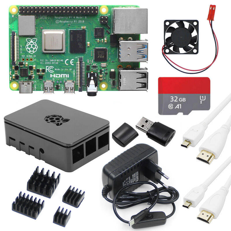 Kit Básico Raspberry Pi 4B 8GB - Raspberry Pi 4 8Gb Ram Kit avaliação e preço