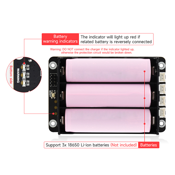Módulo UPS para Raspberry Pi 5 - Raspberry Pi Uninterrupted Power Supply Ups 18650 avaliação e preço