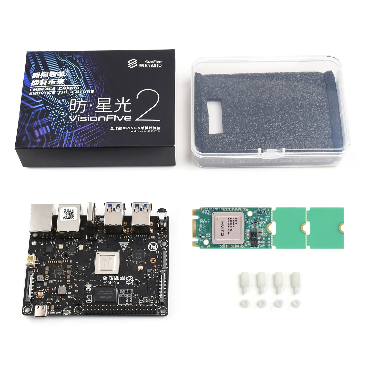 VisionFive2 8GB WiFi AI Kit, C - Raspberry Pi 5 8Gb Board avaliação e preço