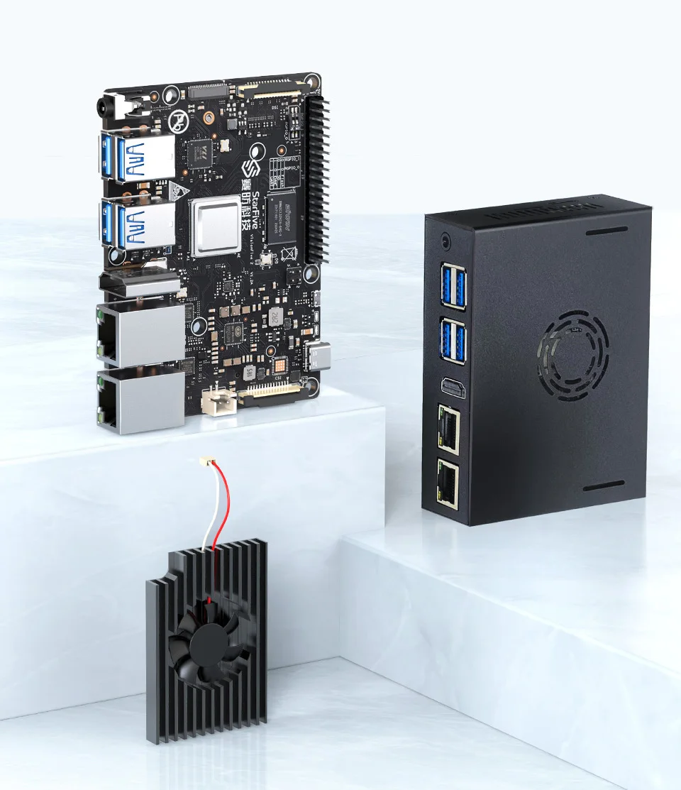 VisionFive2 8GB WiFi AI Kit, C - Raspberry Pi 5 8Gb Board avaliação e preço