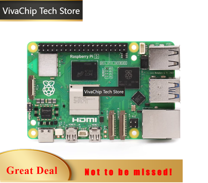 Placa de Desenvolvimento VivaC - Raspberry Pi 5 8Gb Board avaliação e preço