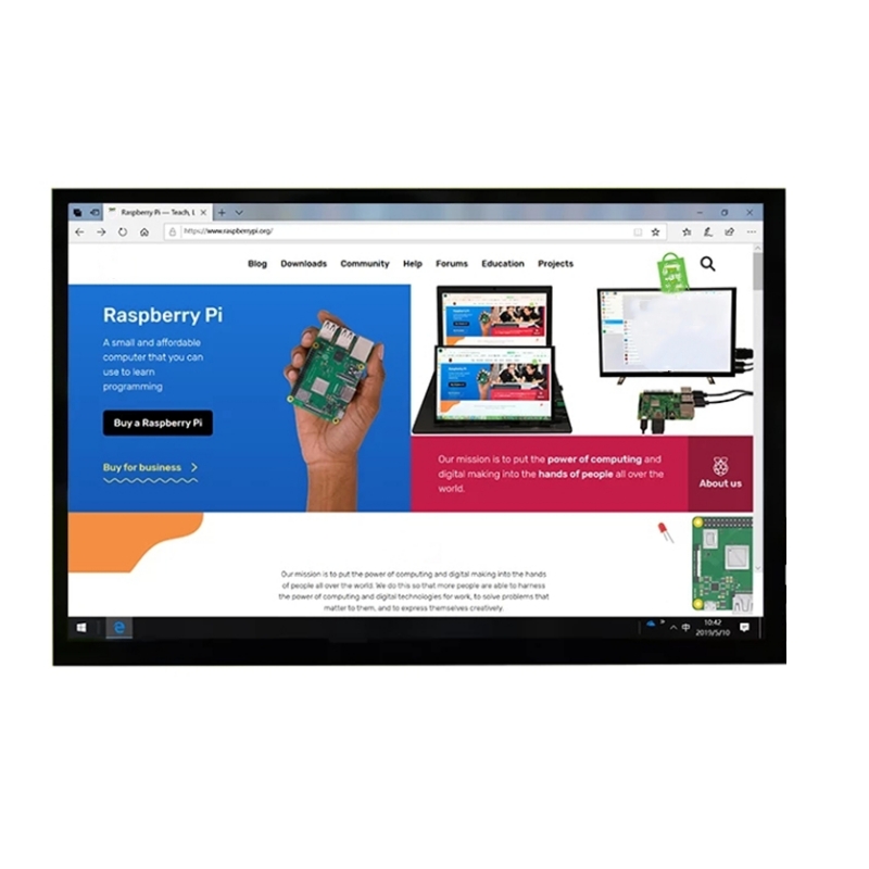 Monitor IPS LCD com tela de to - Raspberry Pi 10.1 Inch Capacitive Touch Screen Ips avaliação e preço