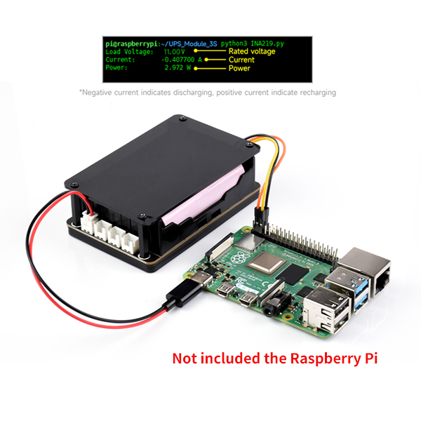 HAT UPS para Raspberry Pi 5 co - Raspberry Pi Uninterrupted Power Supply Ups 18650 avaliação e preço