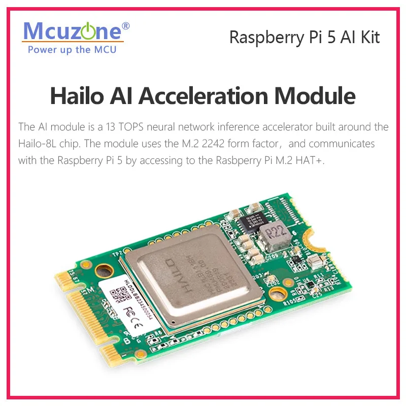 Kit Raspberry Pi 5 AI HAT, PCI - Raspberry Pi Ai Kit Hailo-8L avaliação e preço
